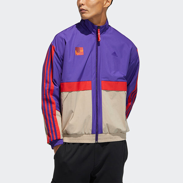 Куртка cny jkt south новый год Adidas, фиолетовый — фото 3