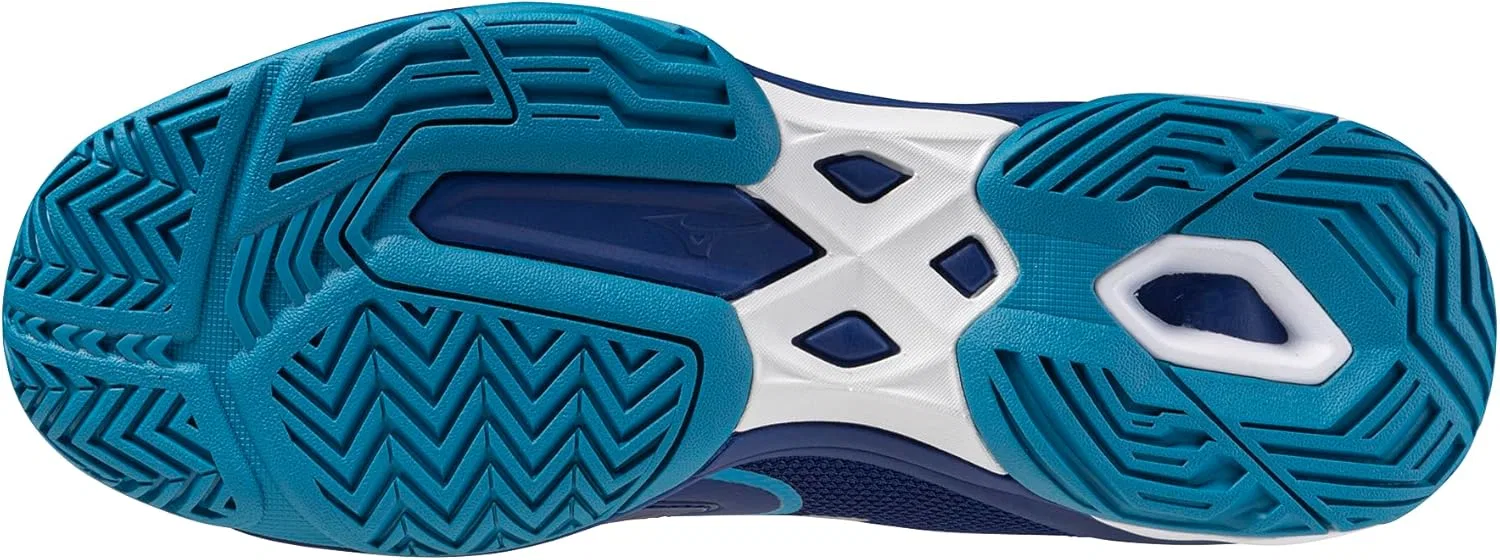 Кроссовки мужские Mizuno Wave Exceed Light 2 AC, Bellwether Blue-white — фото 2