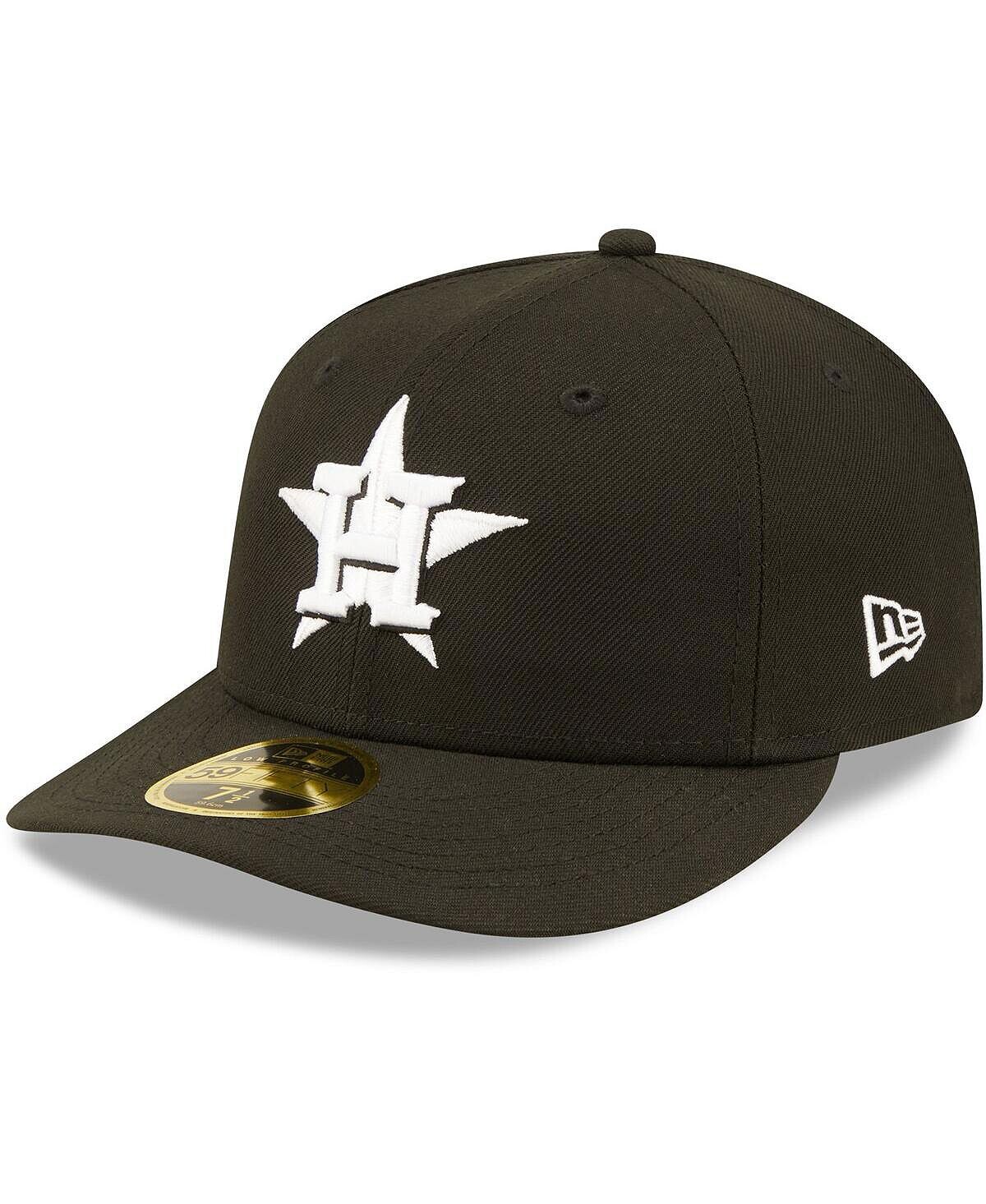 

Мужская низкопрофильная приталенная шляпа Houston Astros черно-белая 59FIFTY New Era