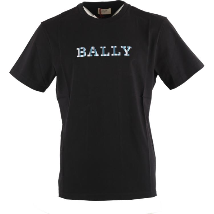 

Футболка мужская черная BALLY
