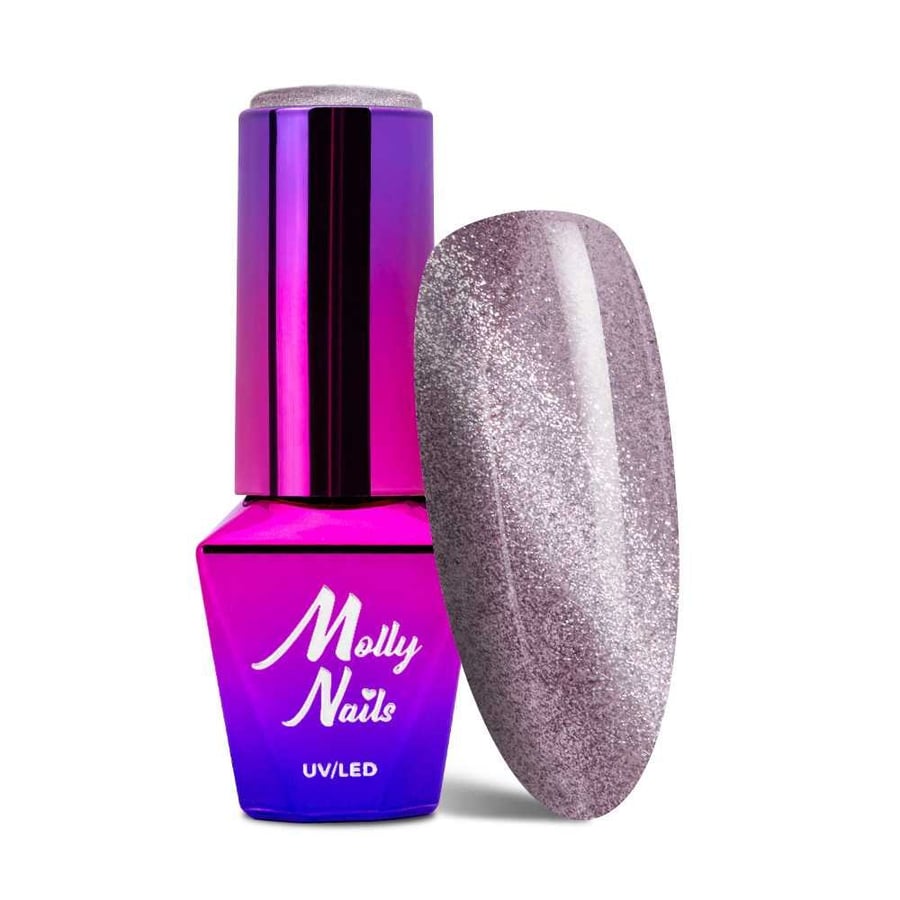 

Molly Nails Cat Eye Womanity стальной гибридный лак для ногтей 8 г № 448