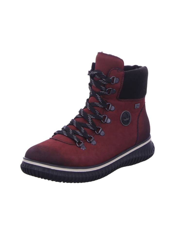 Ботильоны rieker Schnürstiefelette, цвет bordeaux/schwarz