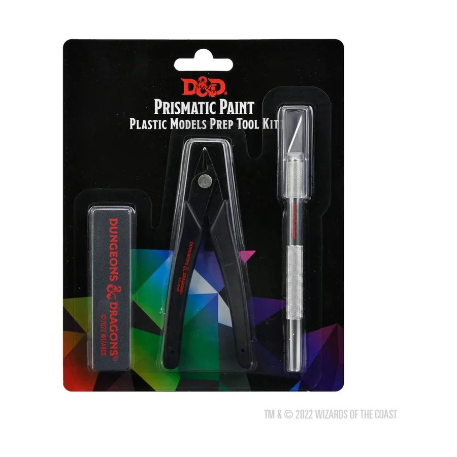 

Набор инструментов для подготовки пластиковых моделей, D&D Prismatic Paints - Accessories