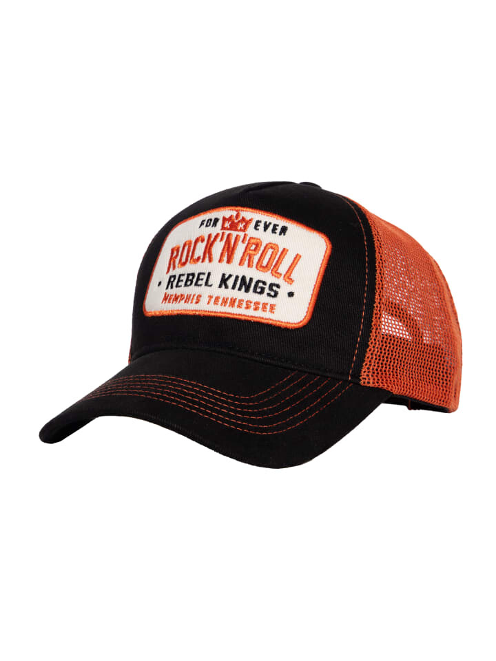 

Бейсболка King Kerosin Trucker Forever RocknRoll, черный