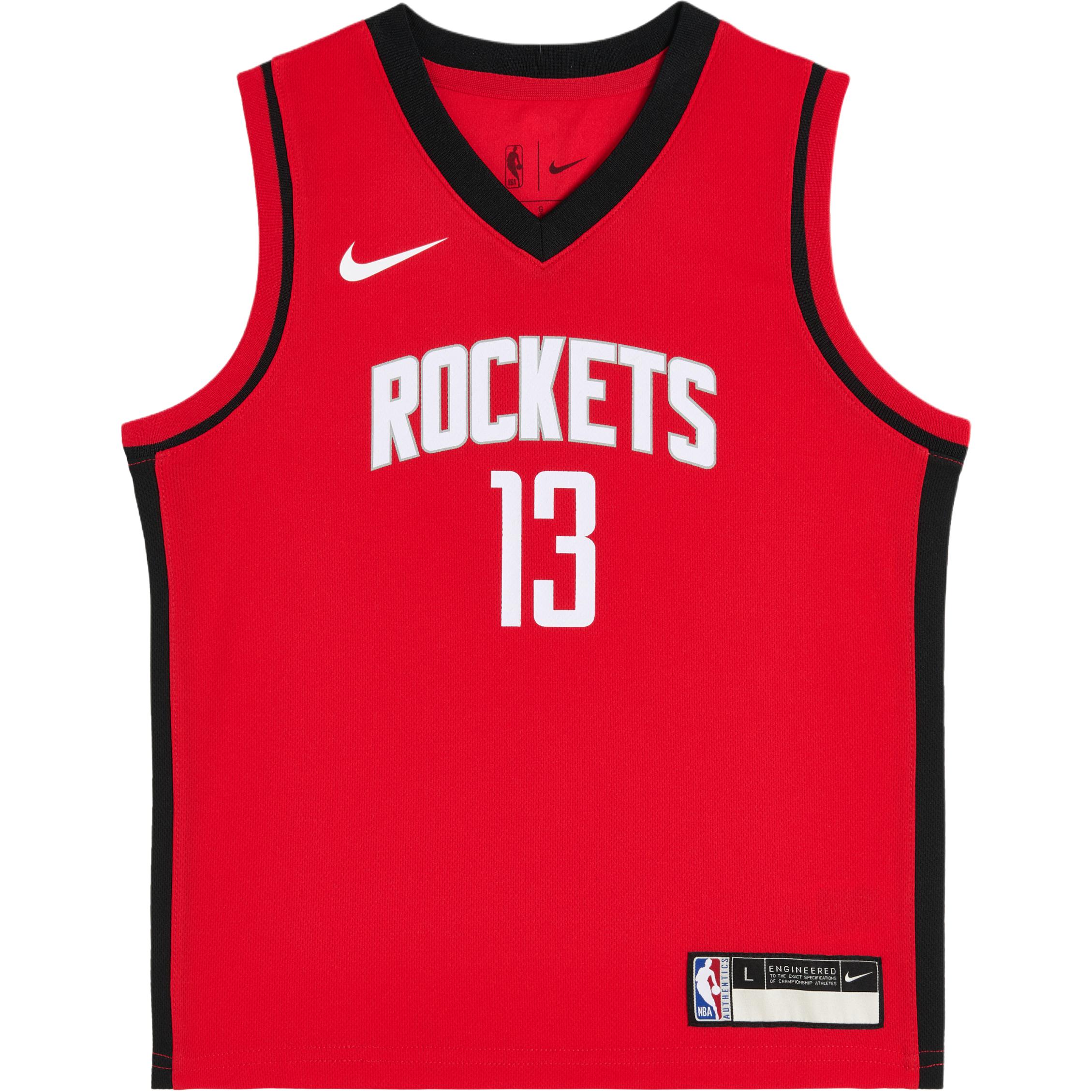 

Nike Футболка баскетбольная NBA Houston Rockets Harden Rocket Red для детей 3-7 лет