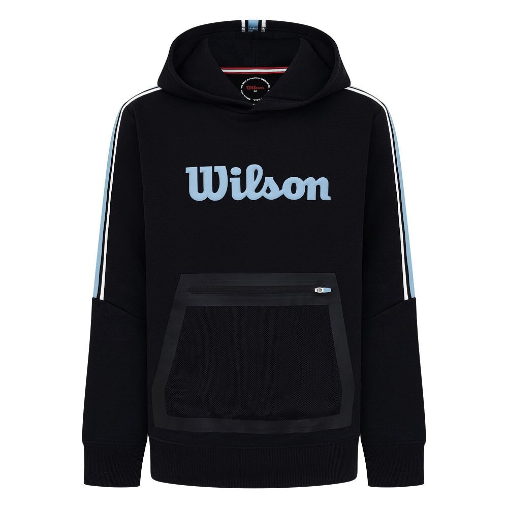 

Толстовка Wilson в полоску с логотипом и тесьмой для мальчиков 8–20 лет, черный