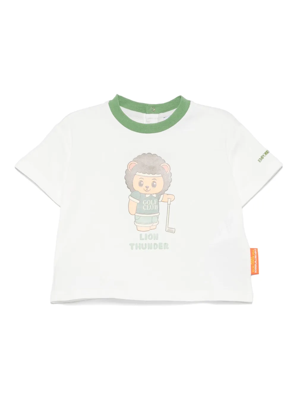 

Футболка с принтом Emporio Armani Kids, белый