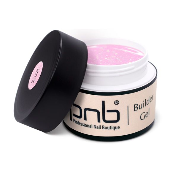 Конструирующий гель UV/LED, ледяная роза, 50 мл Pnb Builder gel, цвет ice rose — фото 3