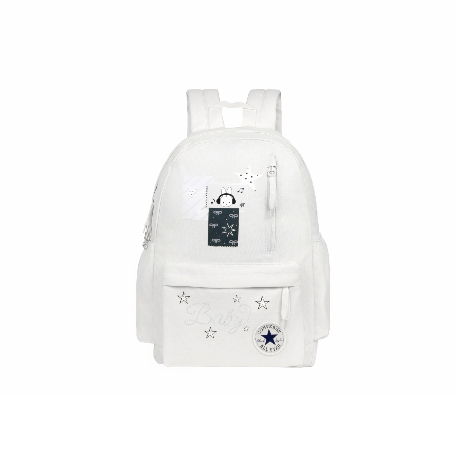 

Converse Полиэстеровый рюкзак средний женский разноцветный, Star Rabbit Cream