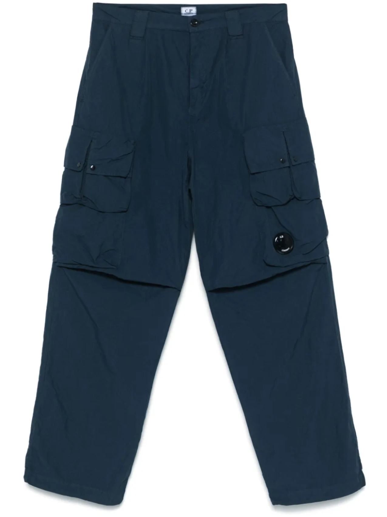 

C.P. Company брюки карго с декором Lens, синий