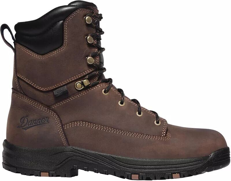 

Мужские водонепроницаемые рабочие ботинки Danner Caliper 8 дюймов, коричневый
