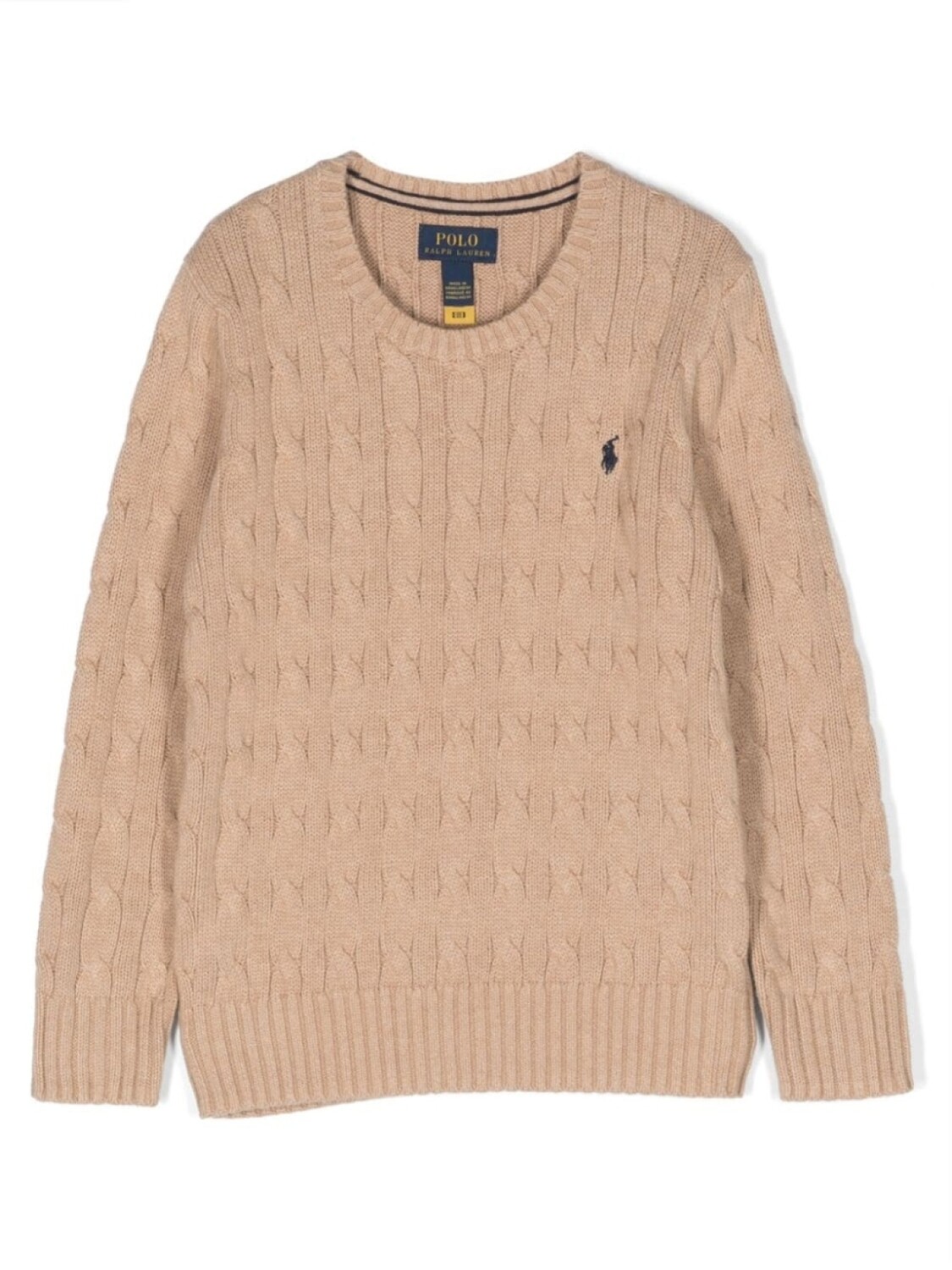 

Ralph Lauren джемпер Polo Pony фактурной вязки, нейтральный цвет
