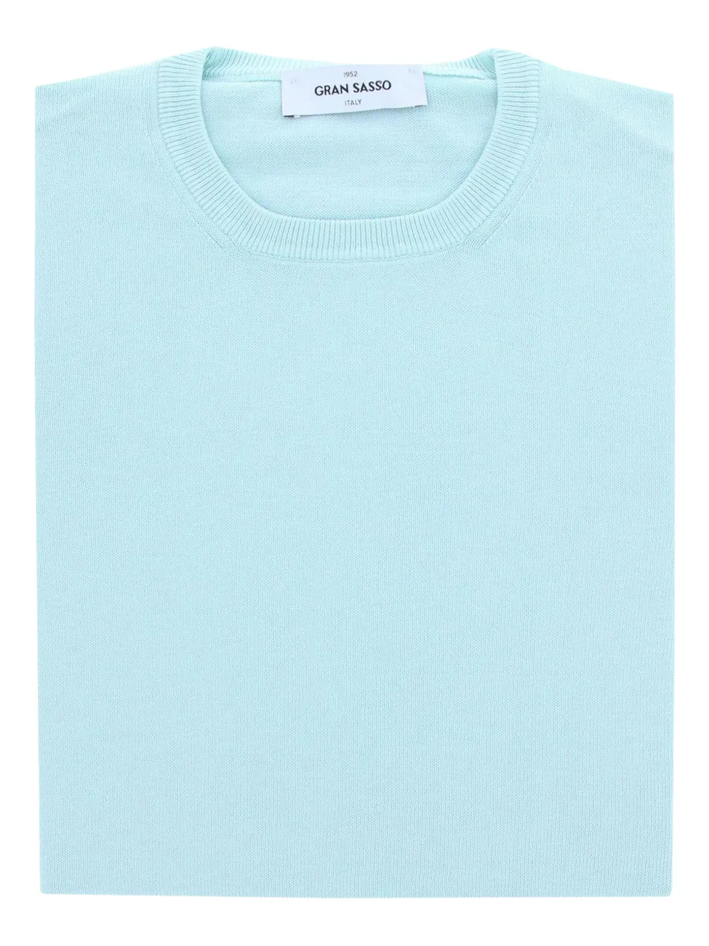 

Хлопковый свитер с круглым вырезом Gran Sasso, синий