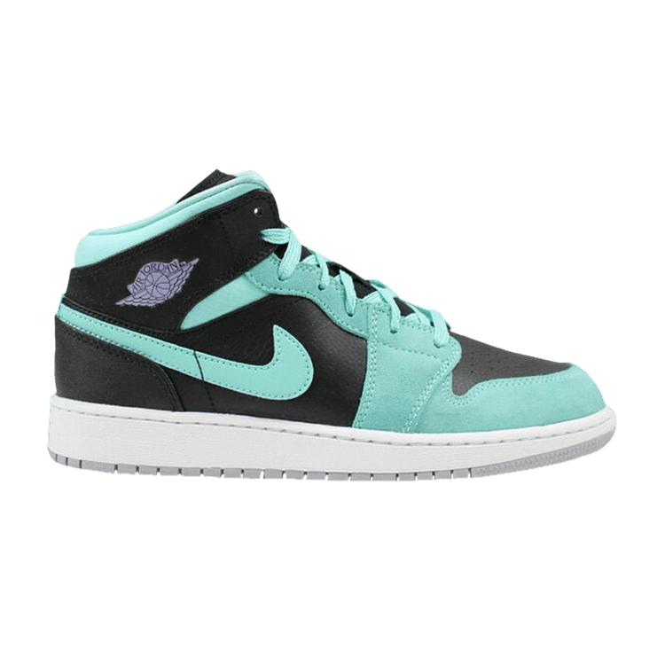 

Кроссовки Air Jordan Air Jordan 1 Mid Retro GG 'Black Purple Turquoise', черный