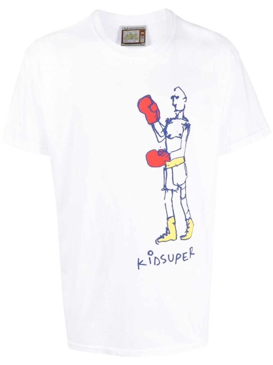 

Футболка с графичным принтом KidSuper, белый