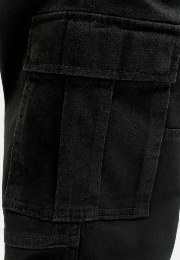 Штаны карго regular fit Jj Rebel, черный — фото 4