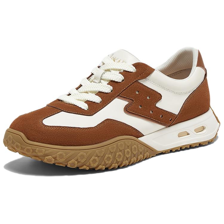 

SKAP Мужские повседневные кеды Low Top в цвете коричневый/экрю, цвет Brown/Ecru