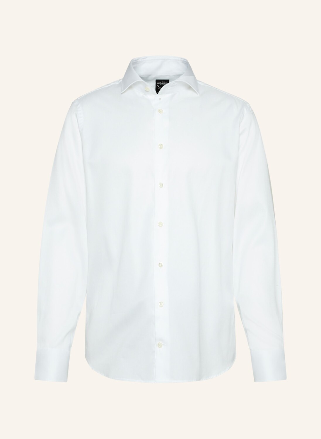 

Рубашка tailor fit с длинным рукавом и воротником акулы van Laack, белый