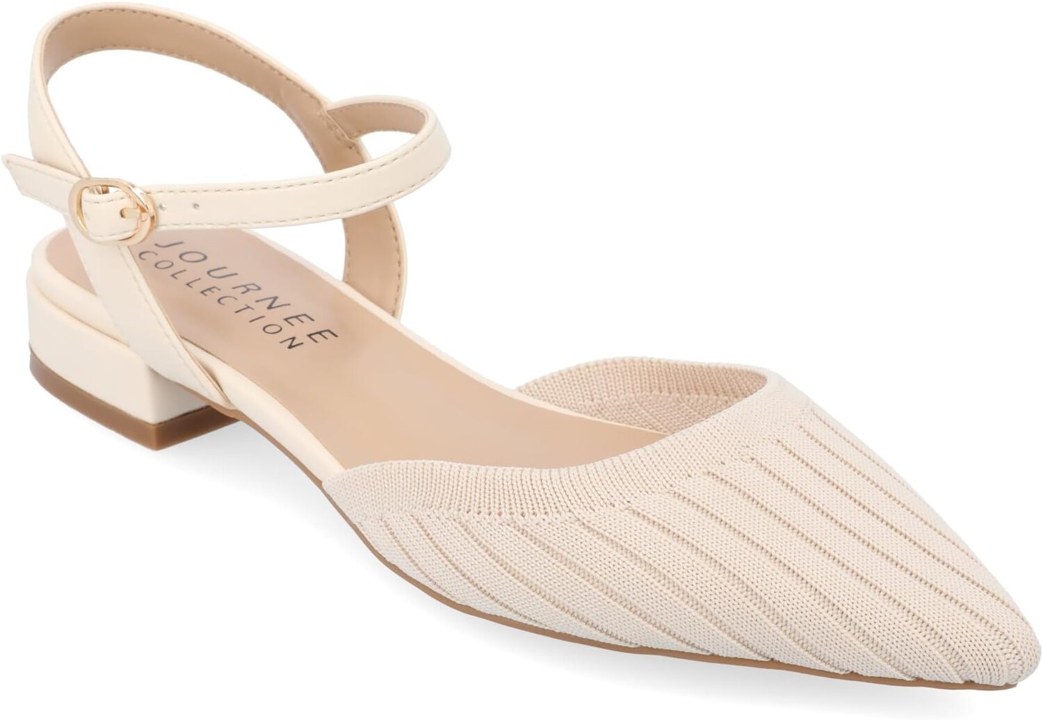 

Туфли на плоской подошве Journee Collection Ansley Flats, бежевый