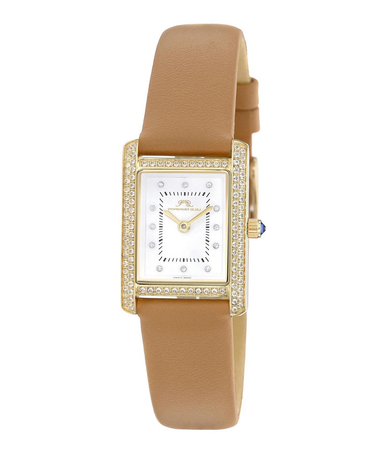 

Женские часы Karolina Diamond с ремешком из натуральной кожи 1084CKAL Porsamo Bleu