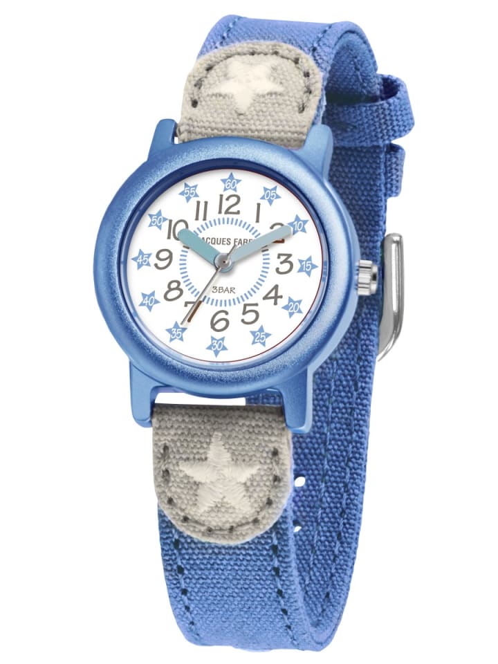 

JACQUES FAREL Кварцевые часы ORG 01STA синего цвета