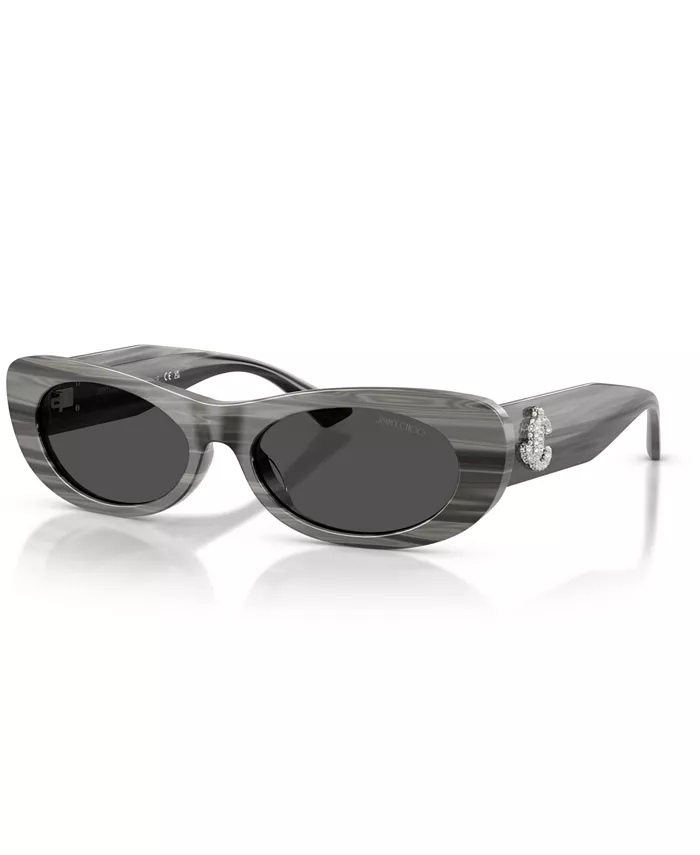 

Женские солнцезащитные очки большого размера, JC5038BU Jimmy Choo, черный