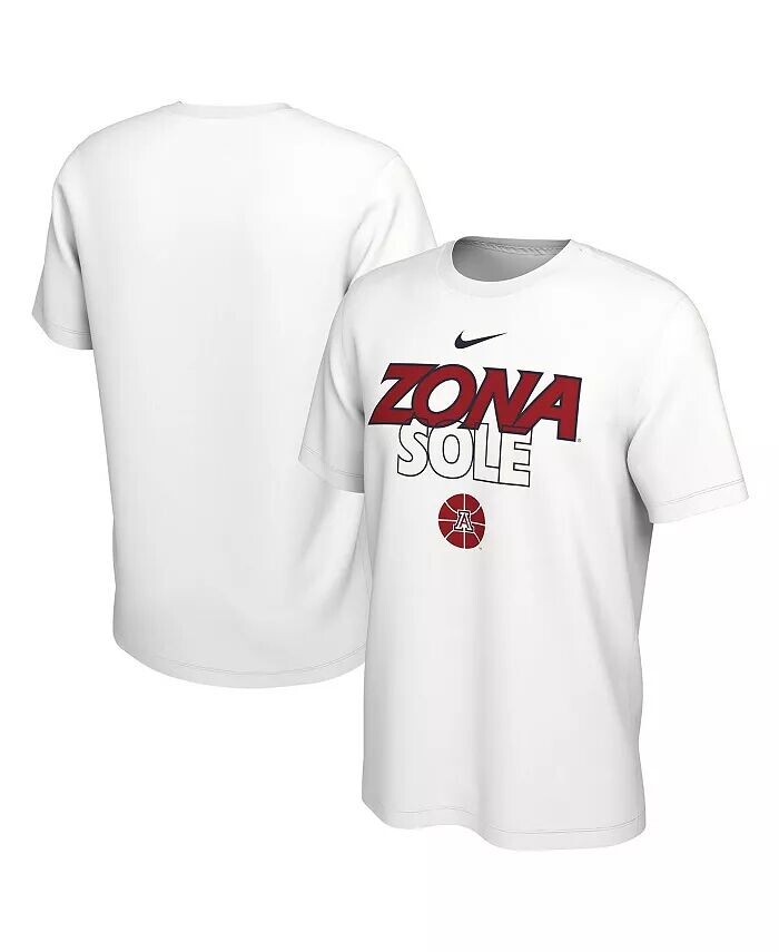 

Мужская белая футболка Arizona Wildcats On Court Bench Nike