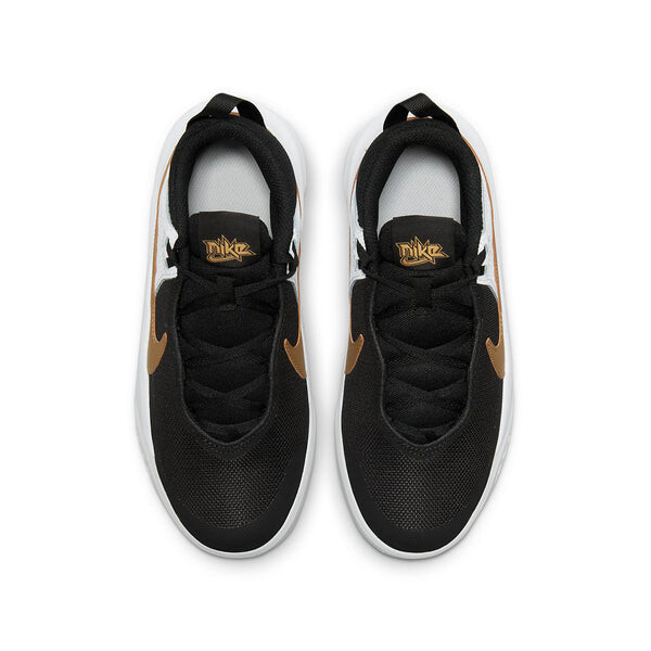 Кроссовки team hustle d10 'black metallic gold' Nike, черный — фото 4