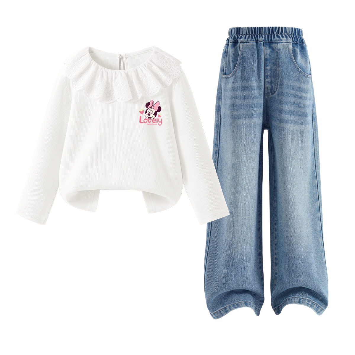 

Детская повседневная спортивная одежда Disney, светло-голубой