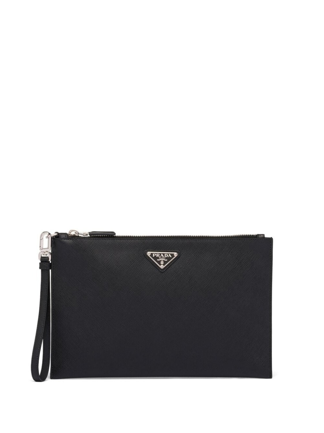 

Prada клатч с логотипом, черный