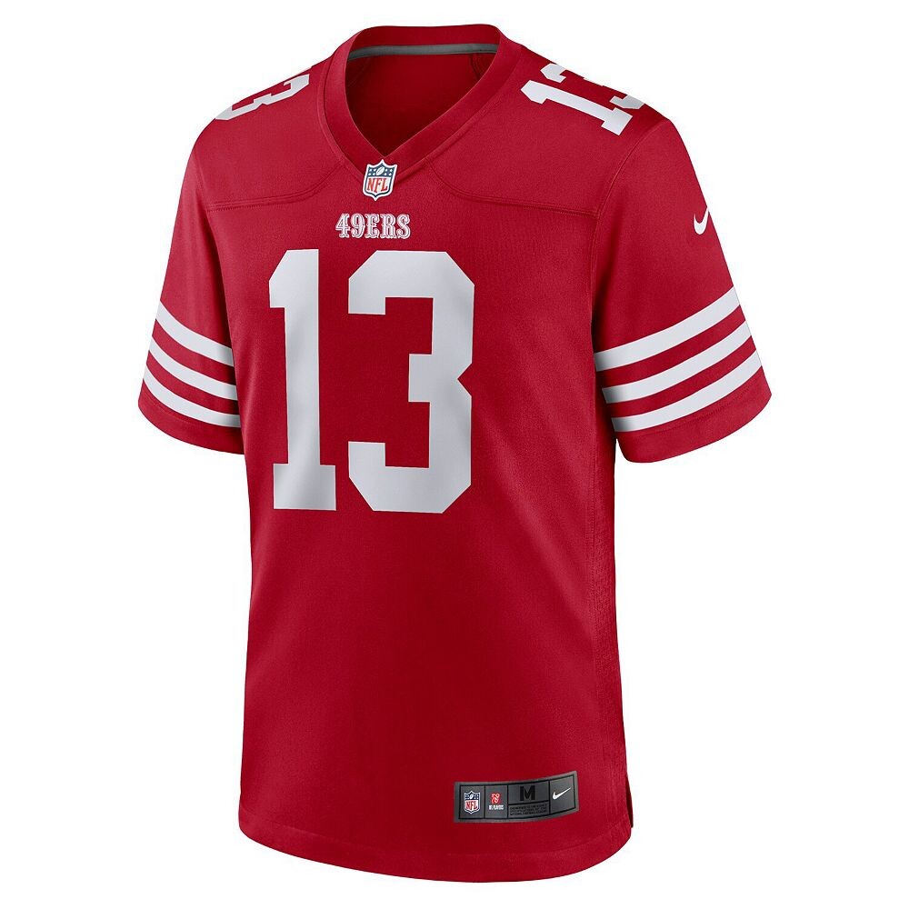 Мужское джерси Nike Brock Purdy Scarlet San Francisco 49ers Game Player, красный — фото 3