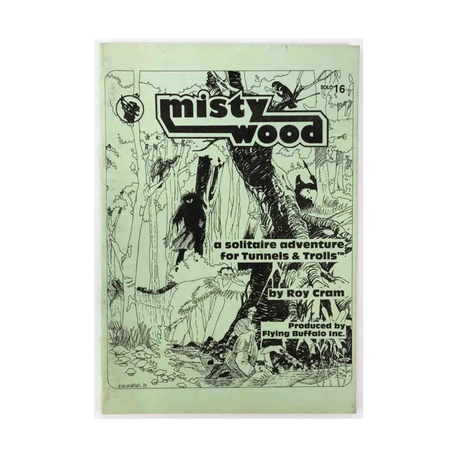 

Модуль Misty Wood (UK 1st Printing, Digest Sized), Tunnels & Trolls (UK Editions)