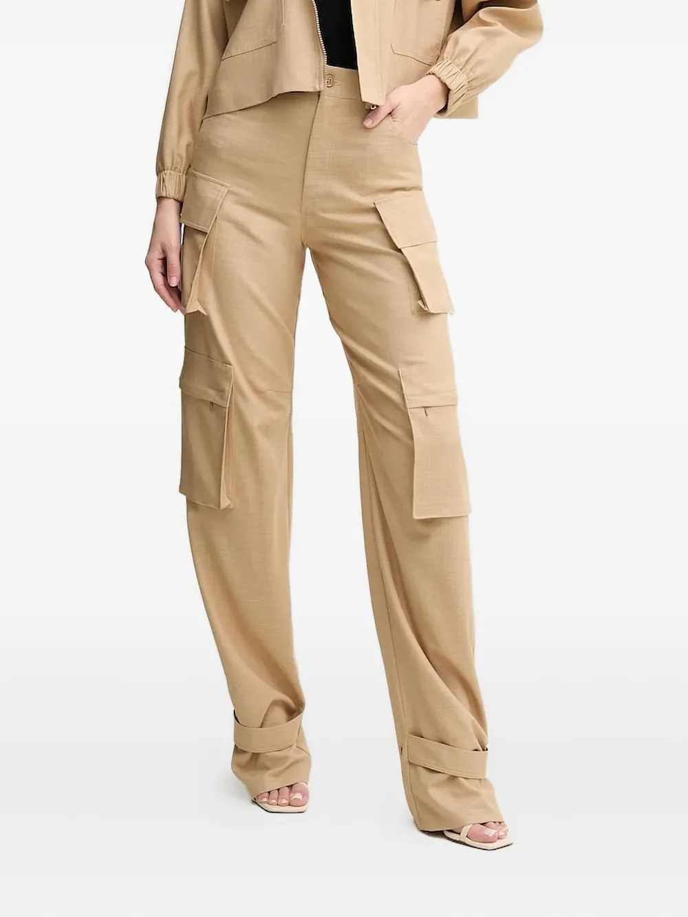 

Брюки карго на пуговицах Simona Corsellini, нейтральный