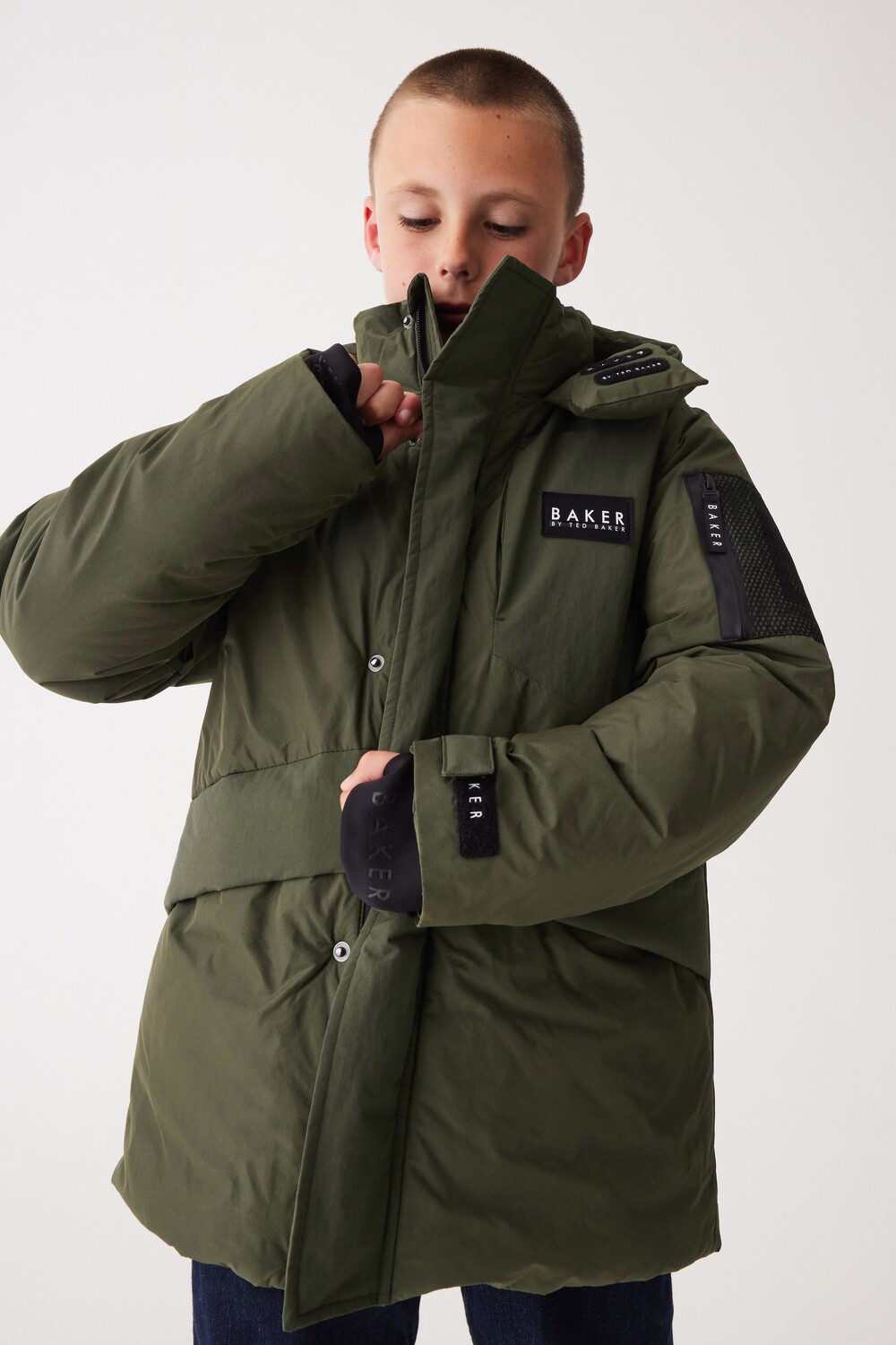 

Парка, устойчивая к дождю Baker By Ted Baker, зеленый