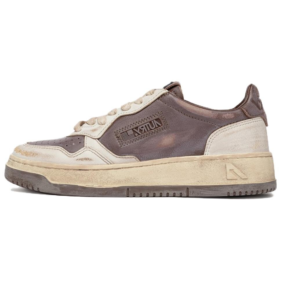 

Кроссовки AUTRY Super Vintage Skateboard Low-Top, коричневый/белый