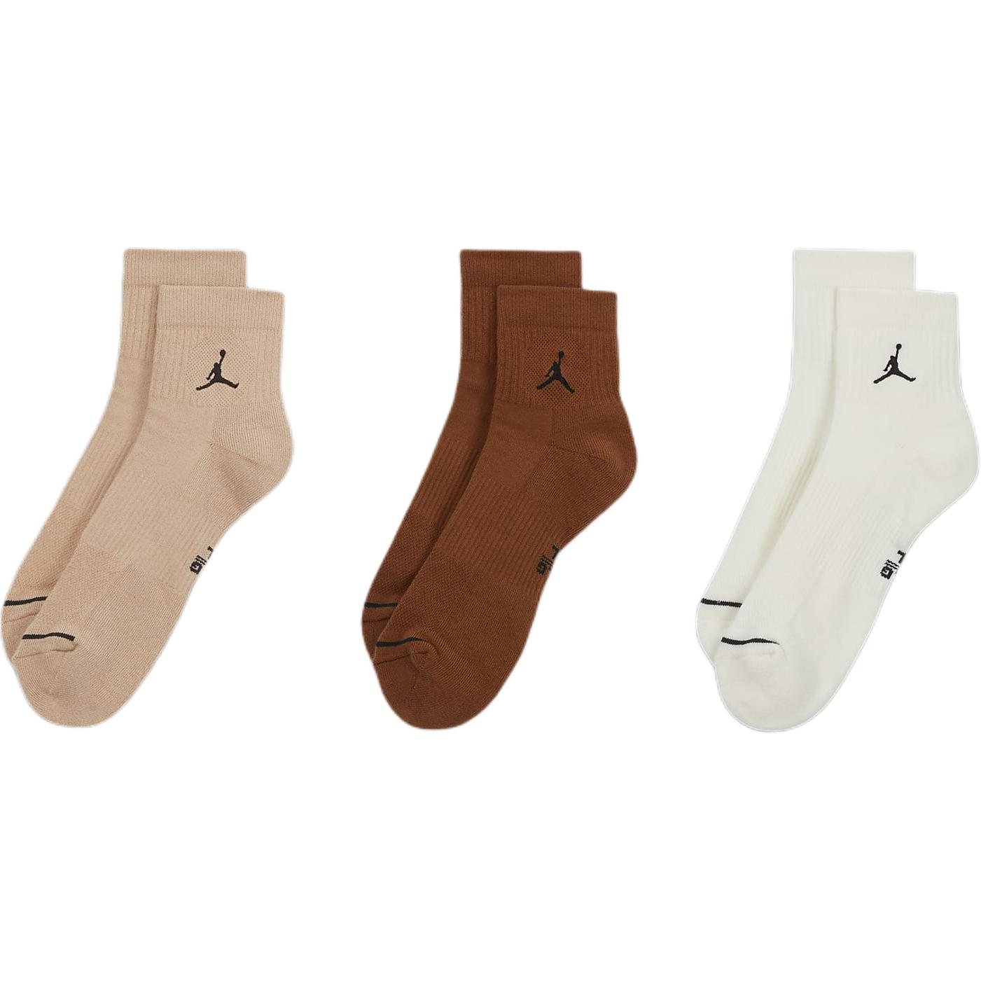 

Носки унисекс, 3 пары, разноцветные Jordan, Clothing Sets (Umber+Brown+White)