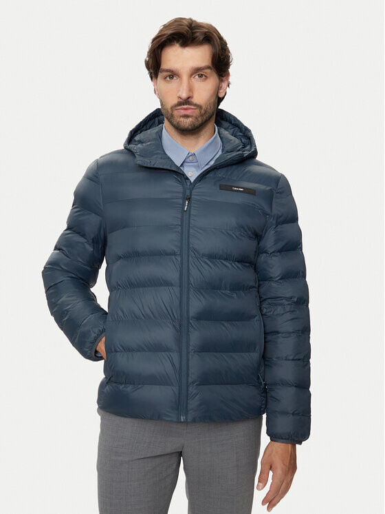 

Пуховик стандартного кроя Calvin Klein, синий