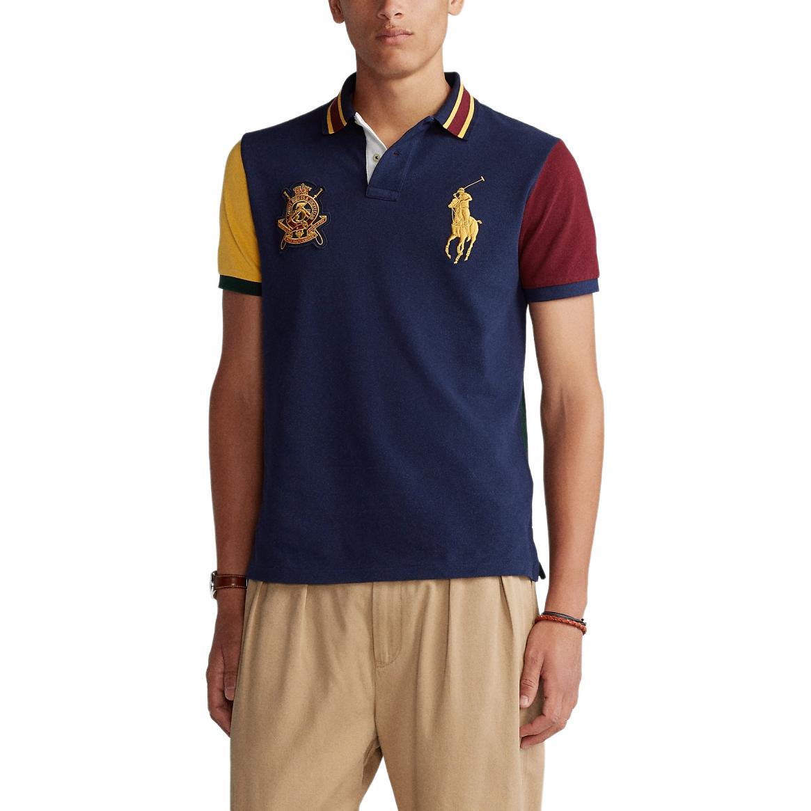 Polo Ralph Lauren SS25 Поло мужское marine blue — фото 4