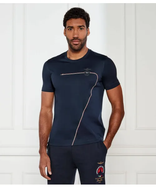 

Футболка Regular fit Aeronautica Militare, синий