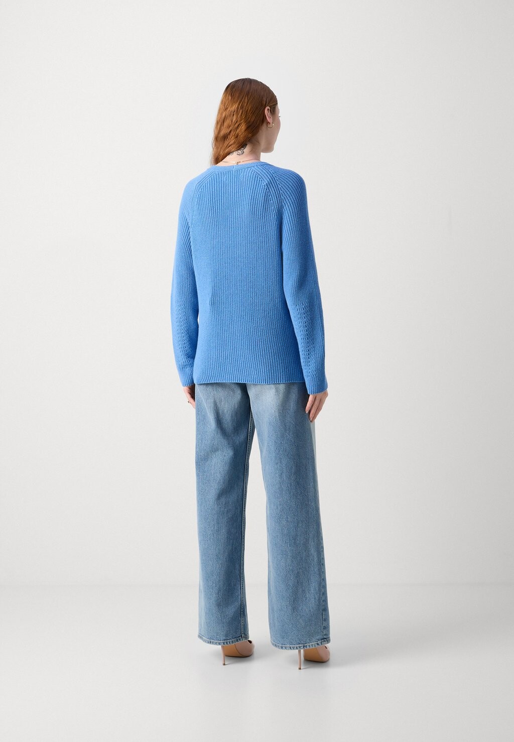 

Вязаный свитер LONGSLEEVE V NECK Marc O'Polo, светло-голубой