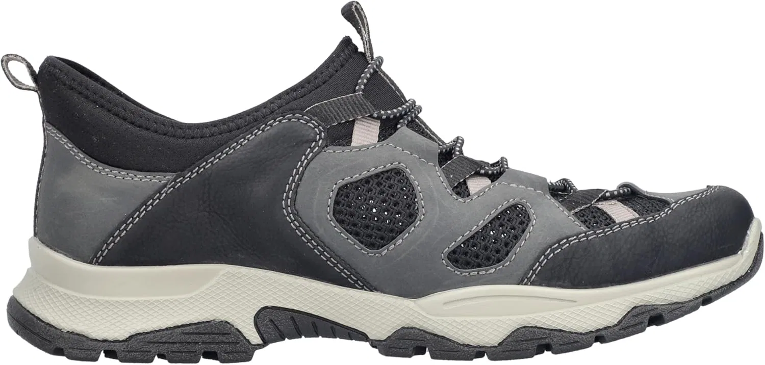 Туфли Rieker Herren B8350 Schnürhalbschuhe, Black 00 — фото 2