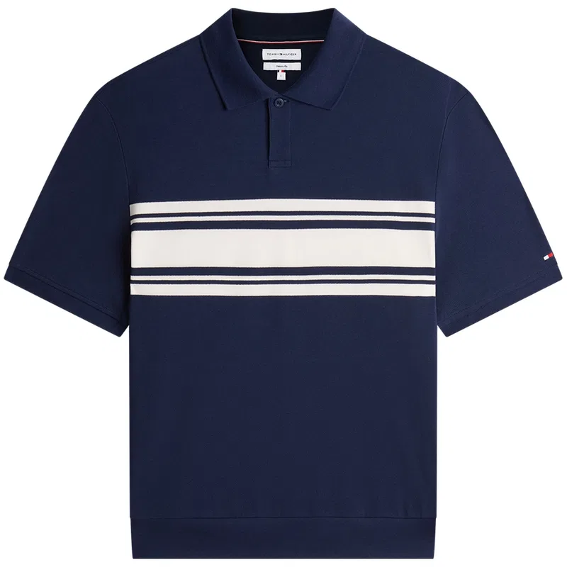 Поло мужское темно-синее Tommy Hilfiger