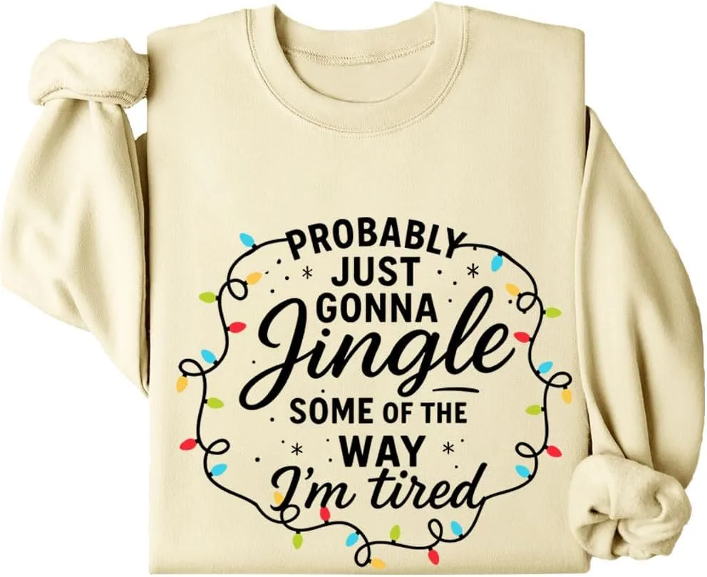 

Толстовка Jingle Some Of The Way с капюшоном для женщин и мужчин Kzggs