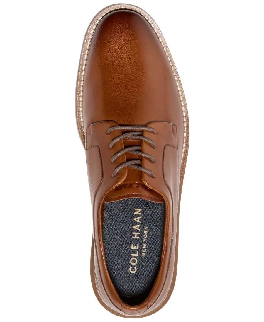 Мужские туфли-оксфорды Grand Neoclassic с закругленным носком Cole Haan, British Tan — фото 3