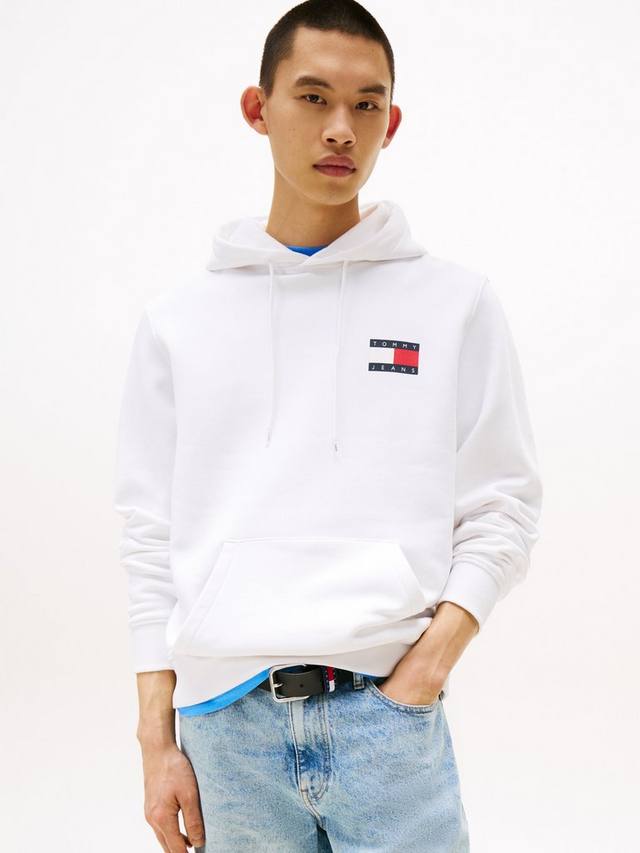 

Толстовка Tommy Jeans Tommy Badge из флиса Tommy Hilfiger, White