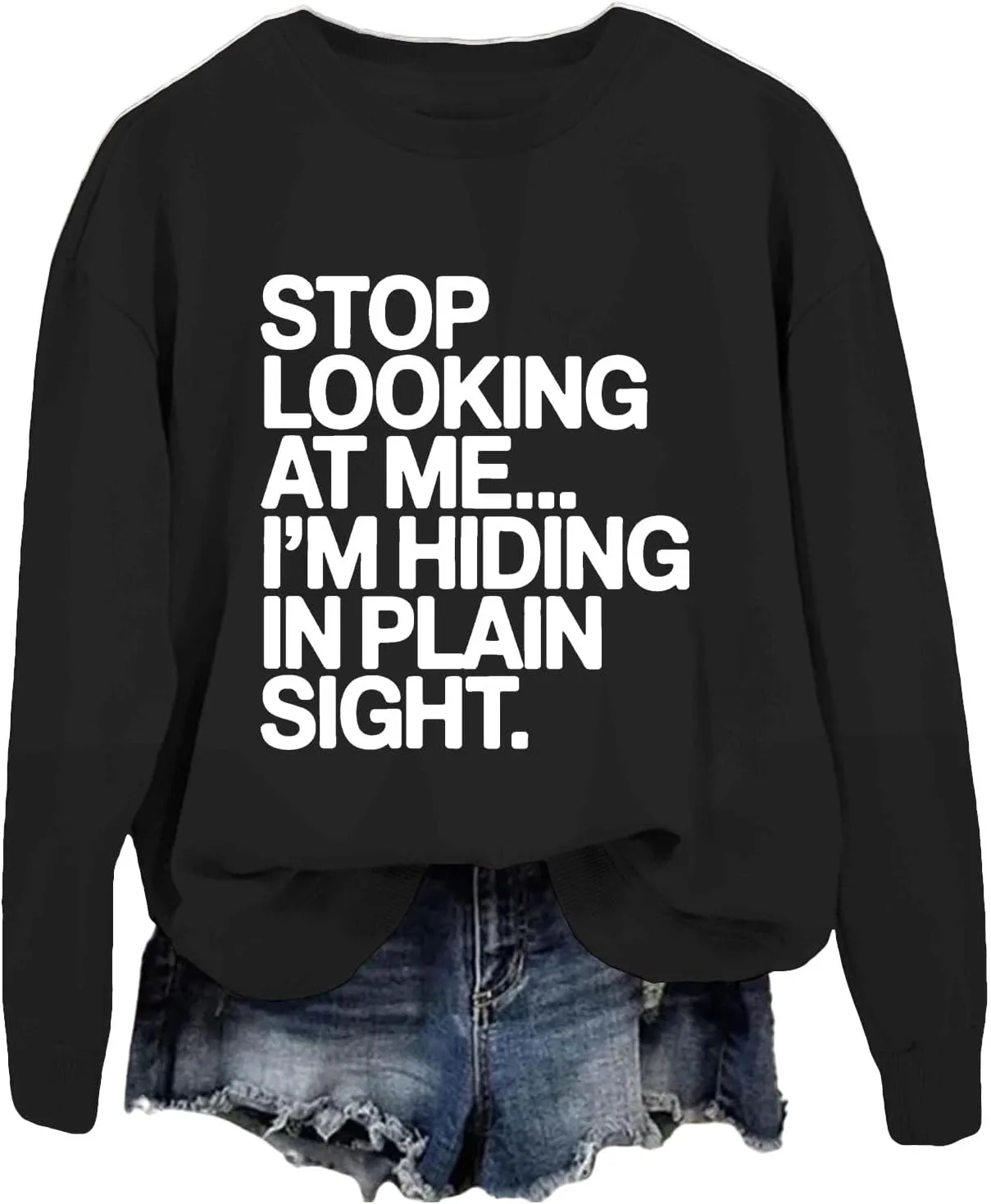 

Толстовка Stop Looking At Me I'm Hiding MQZUO