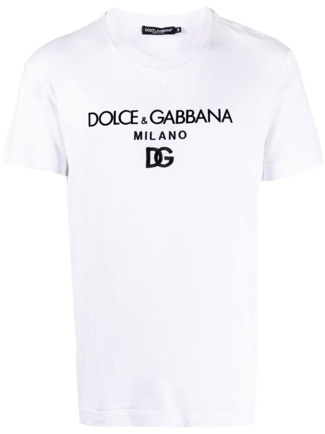 

Dolce & Gabbana футболка DG Essentials с вышитым логотипом, белый