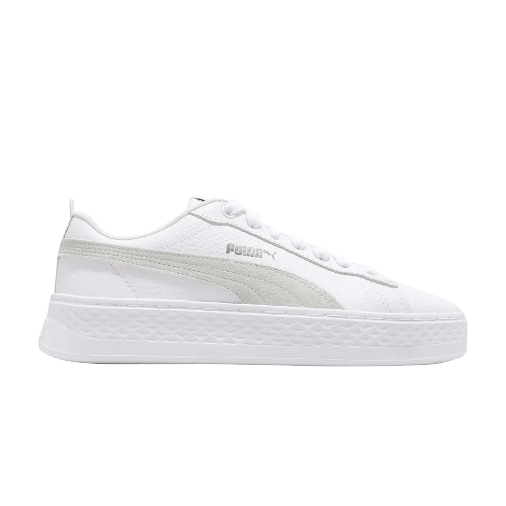 

Кроссовки Wmns Smash Platform Low Puma, белый