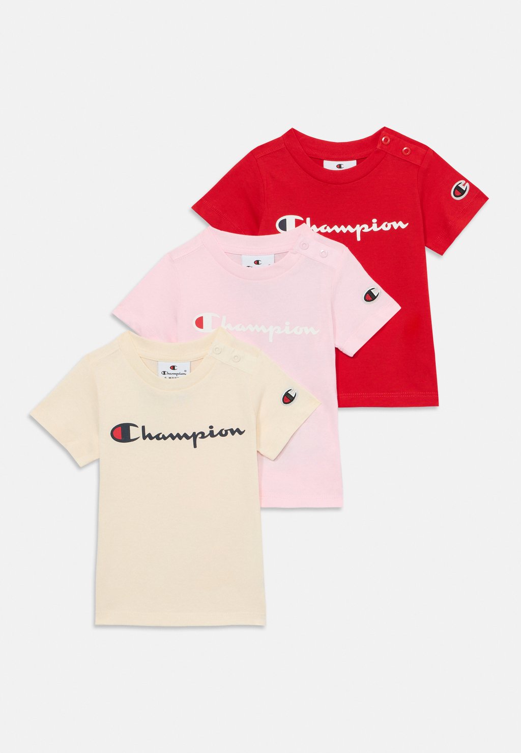 

Футболка с принтом ICONS TODDLER UNISEX 3 PACK Champion, красный