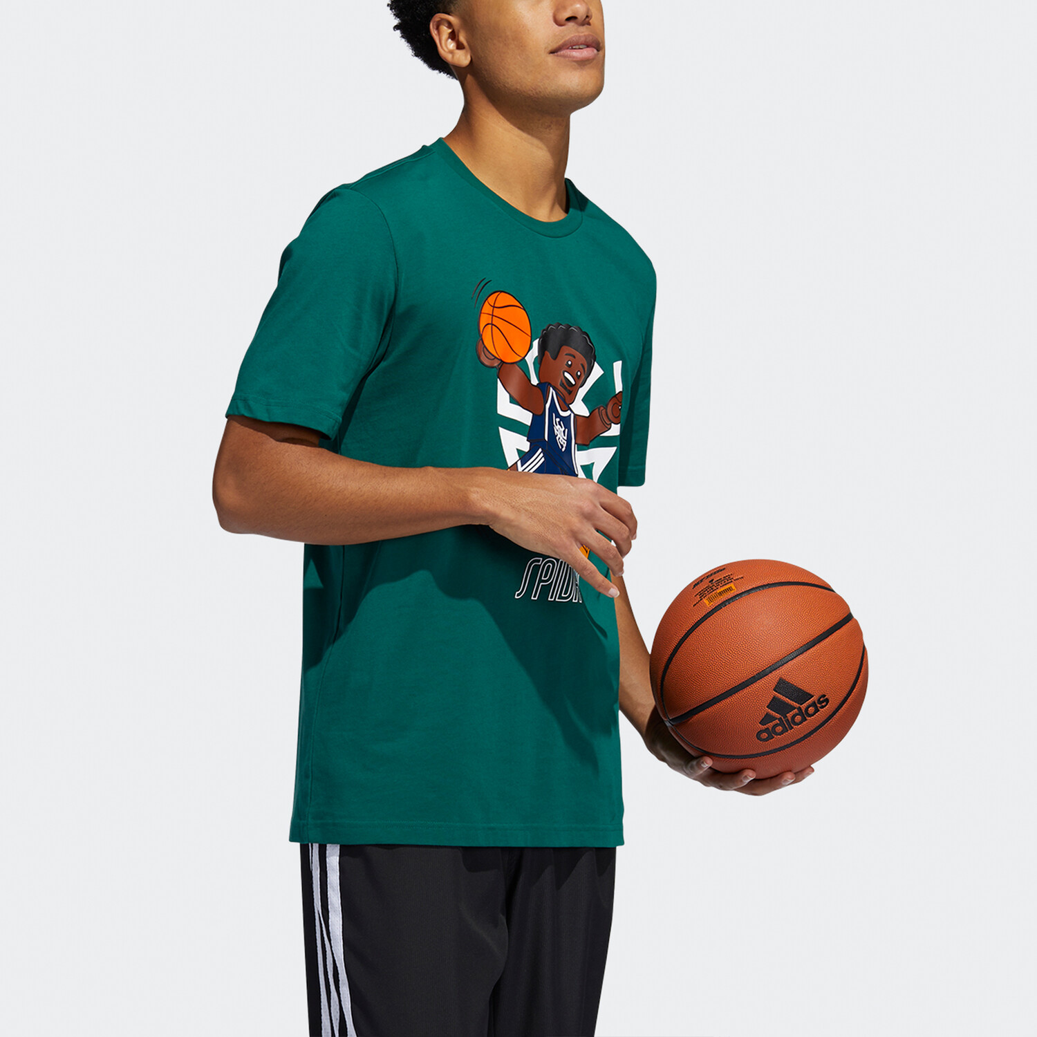 Футболка Lego X мужская зеленая Adidas, зеленый — фото 3